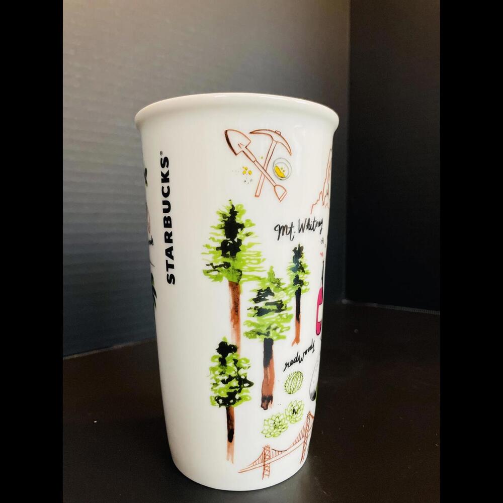 Starbucks 10 oz Ceramic Travel Mug with Lid - Picture 4 of 8